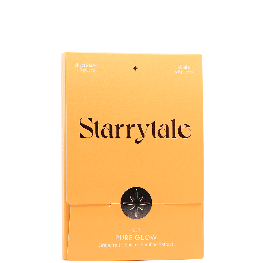 STARRYTALE|N.2 Pure Glow|透白水光面膜|5pcs/box