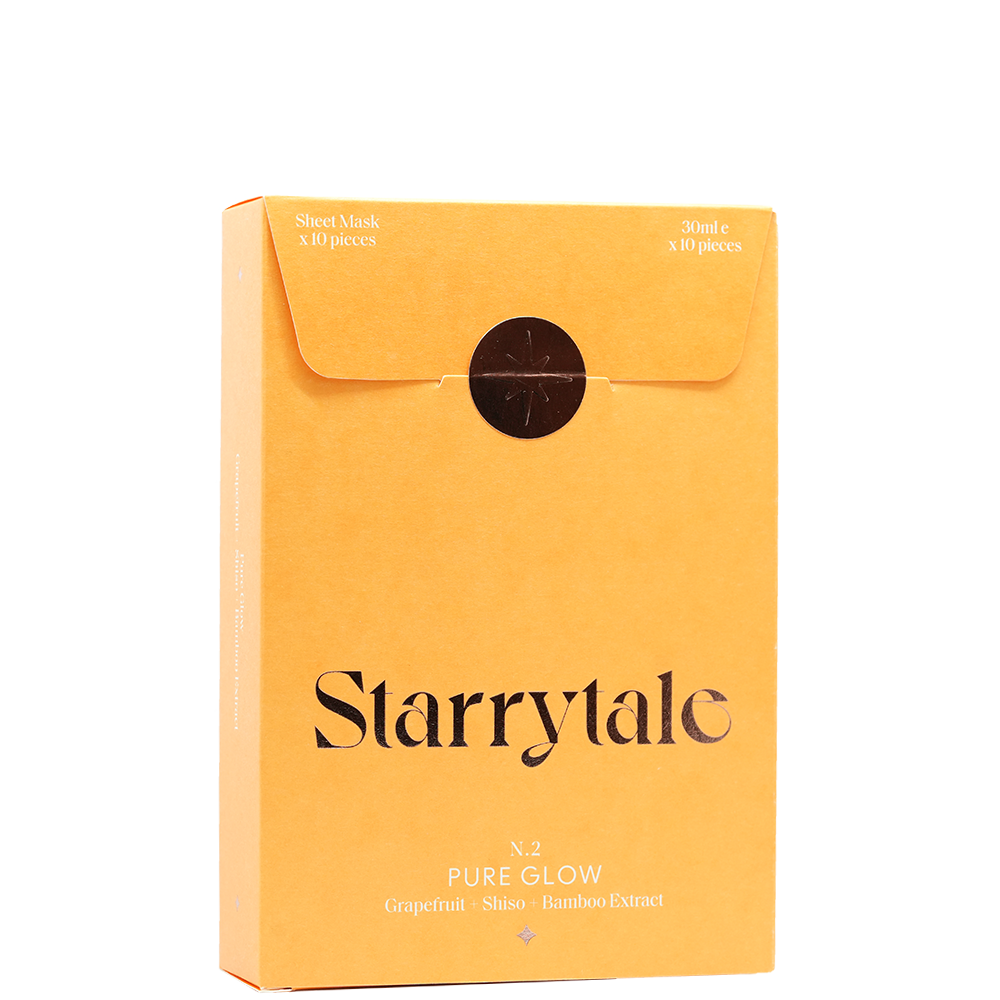 STARRYTALE|N.2 Pure Glow|透白水光面膜|JUMBO 10pcs/box