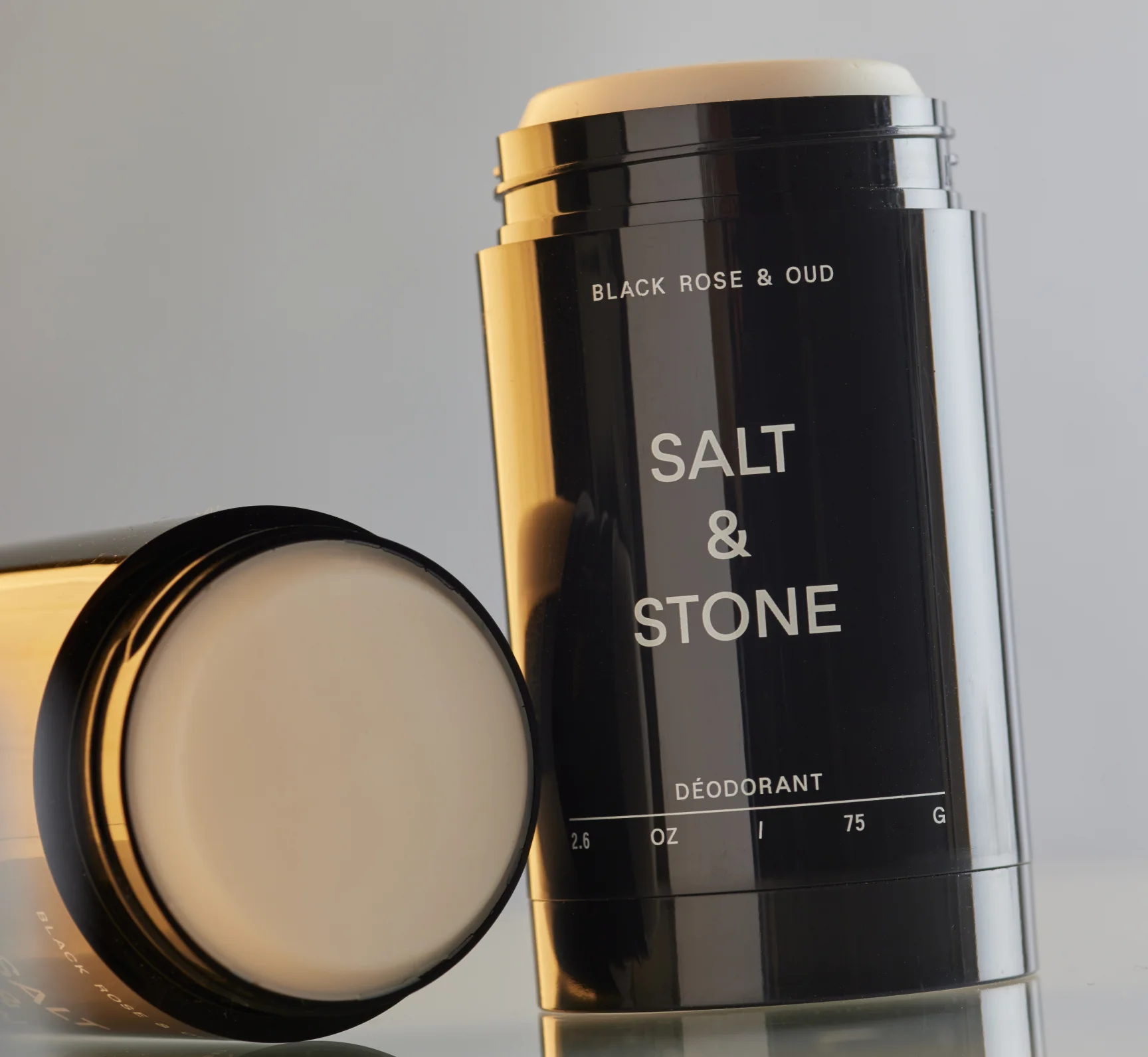SALT & STONE | Black Rose & Oud - Formula Nº 1 | 黑玫瑰&沉香木 天然止汗棒 - Formula Nº 1 - Image 2